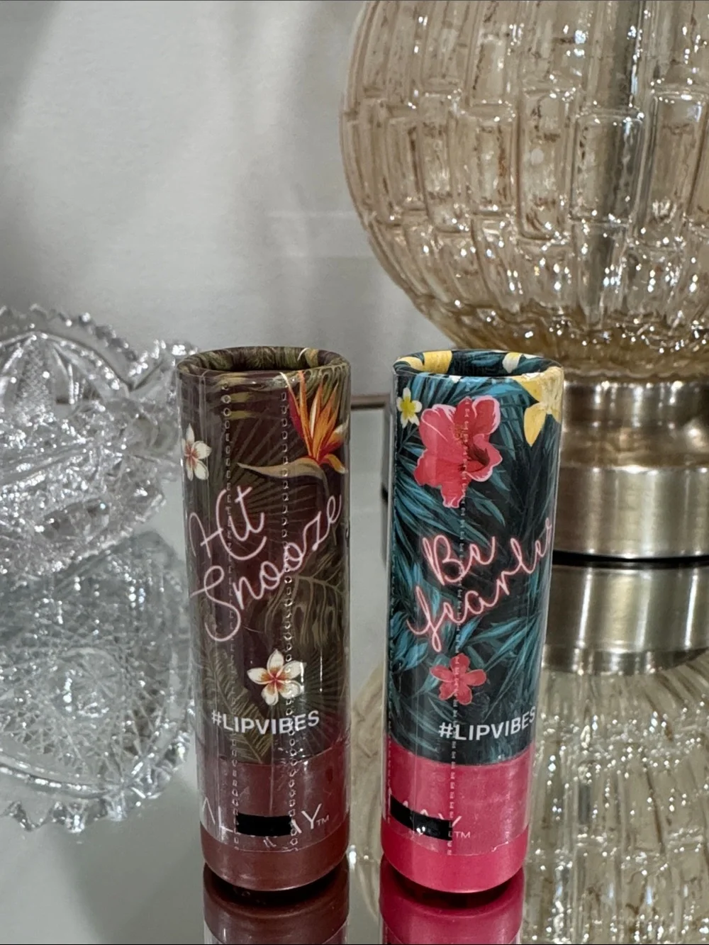 NEW Almay Lip Vibes Lipstick Bundle of 2 Lippies Hit Snooze + Be Fearless Pink